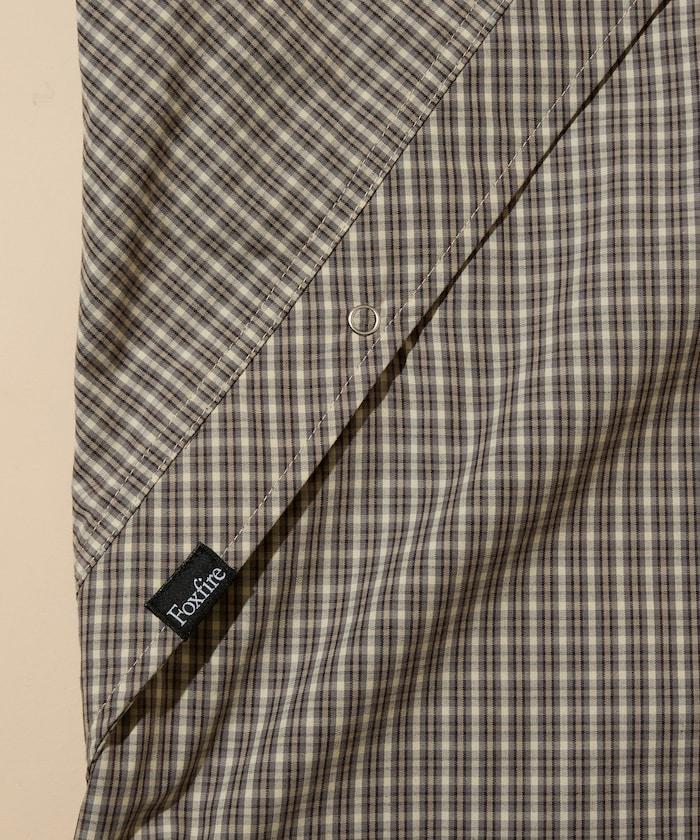 特別款 格紋 連帽 拉鍊襯衫夾克