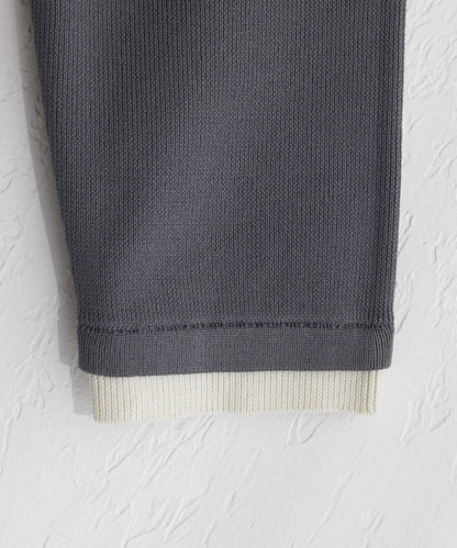 可家居水洗撞色小紐釦針織開衫