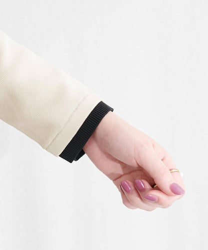 可家居水洗撞色小紐釦針織開衫