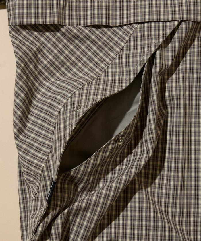 特別款 格紋 連帽 拉鍊襯衫夾克