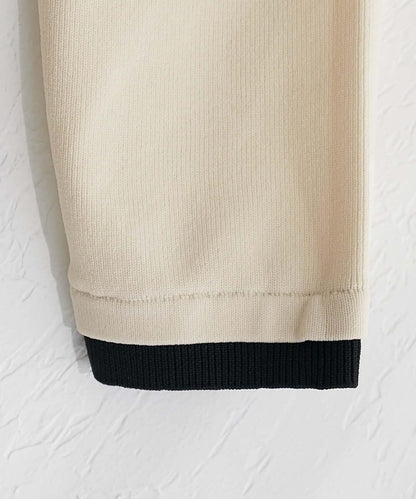 可家居水洗撞色小紐釦針織開衫