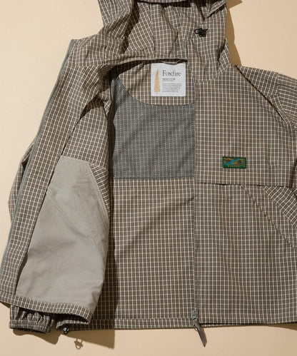 特別款 格紋 連帽 拉鍊襯衫夾克