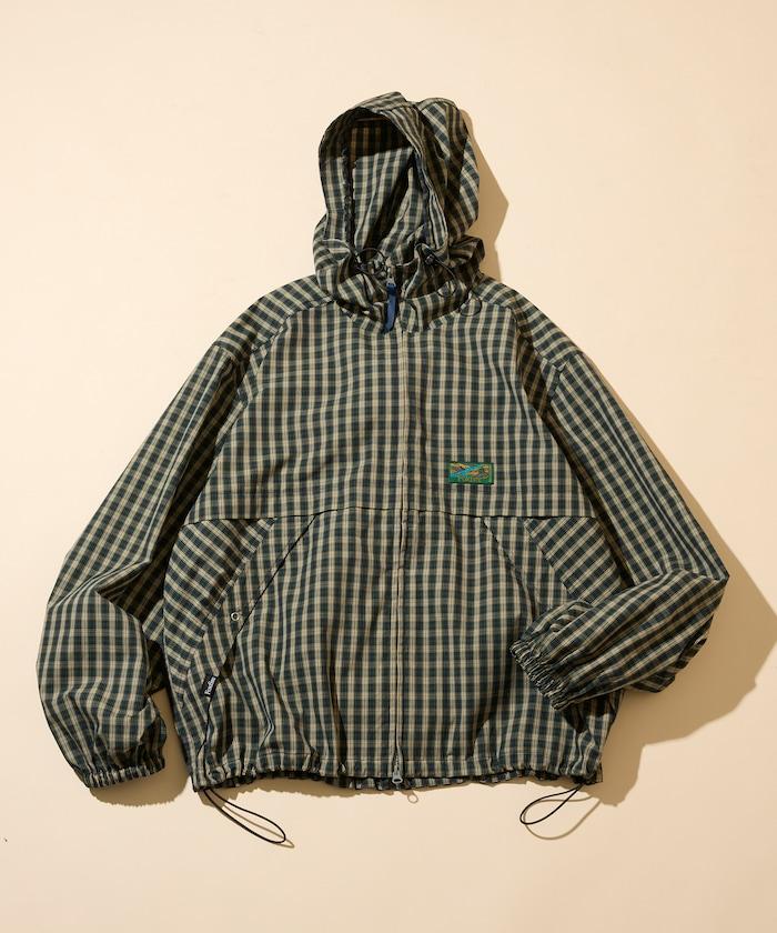 特別款 格紋 連帽 拉鍊襯衫夾克