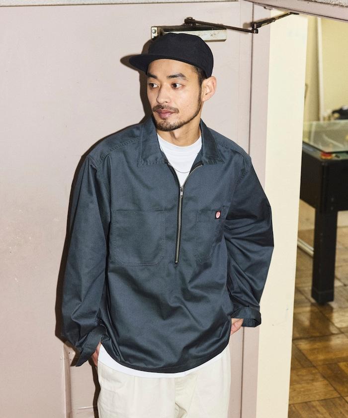 聯名 半拉鍊 長袖 套頭襯衫