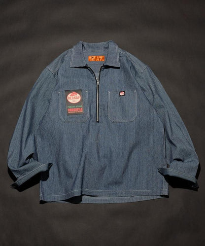 聯名 半拉鍊 長袖 套頭襯衫