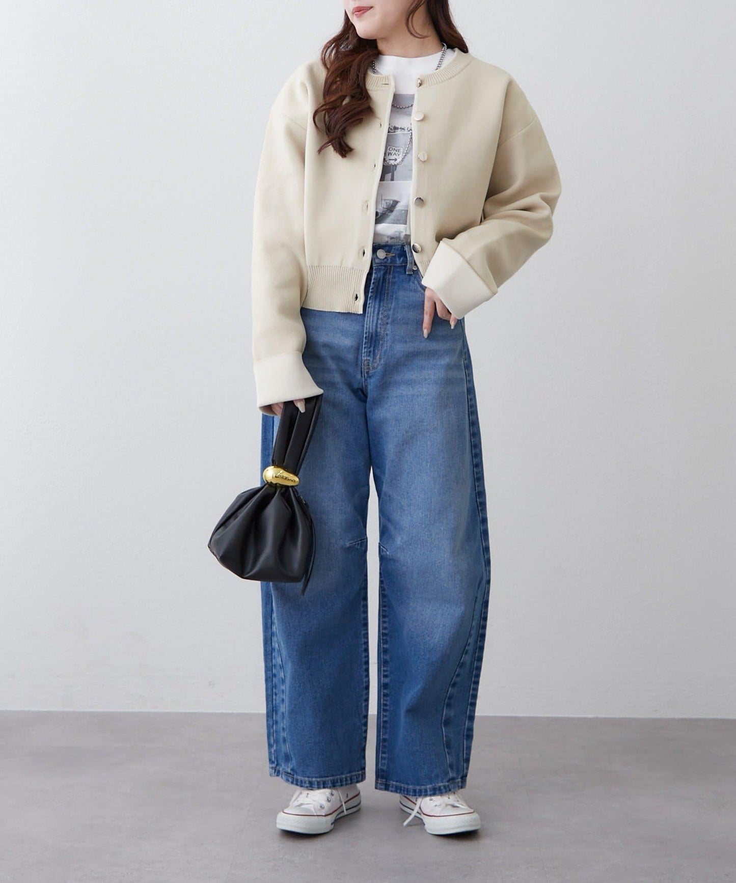 配色設計 海綿質感針織開衫