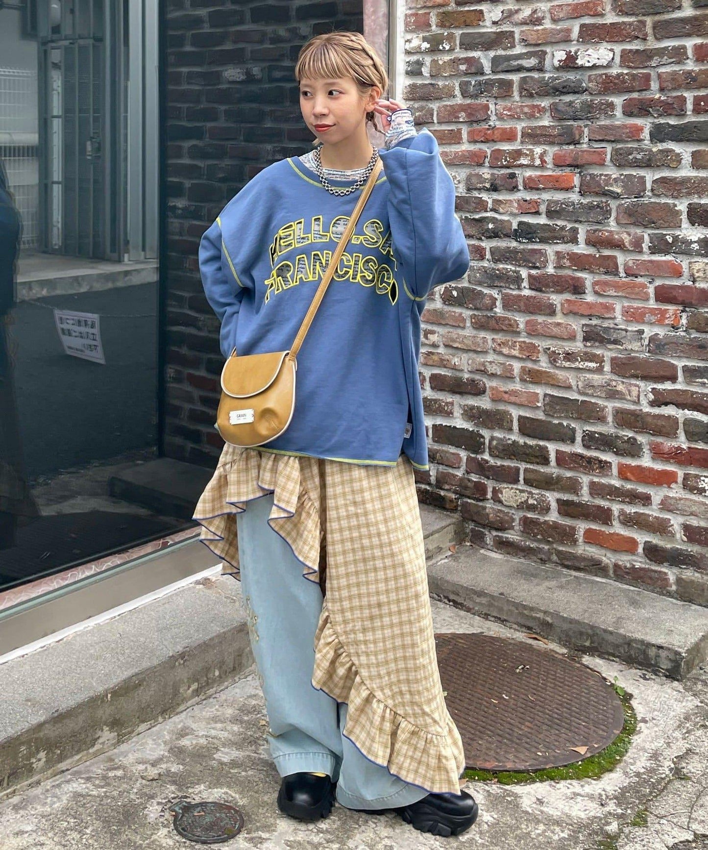 HELLO.SANFRANCISCO 2WAY 鏤空衛衣