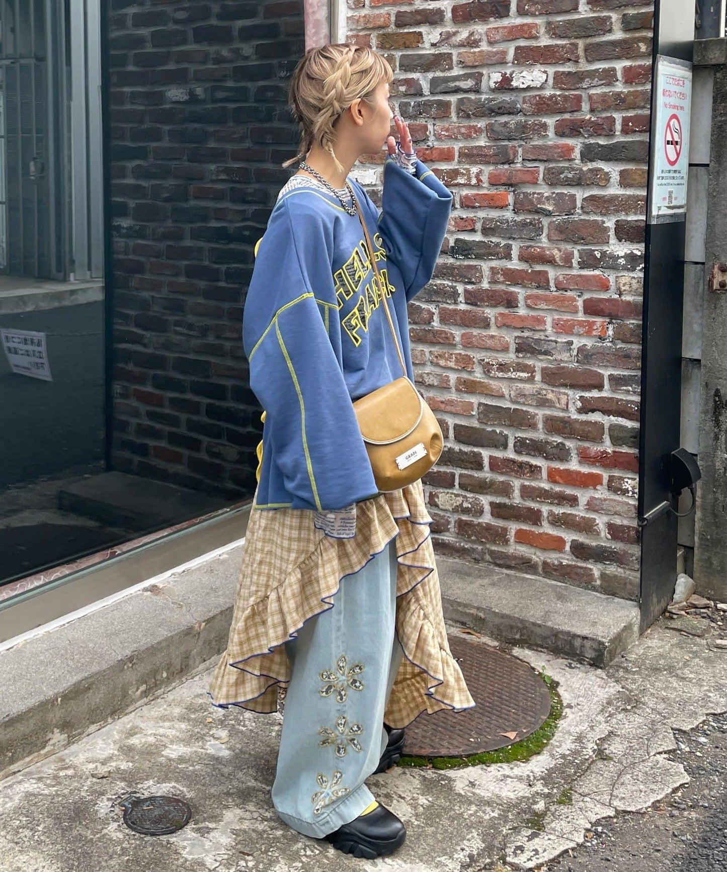 HELLO.SANFRANCISCO 2WAY 鏤空衛衣