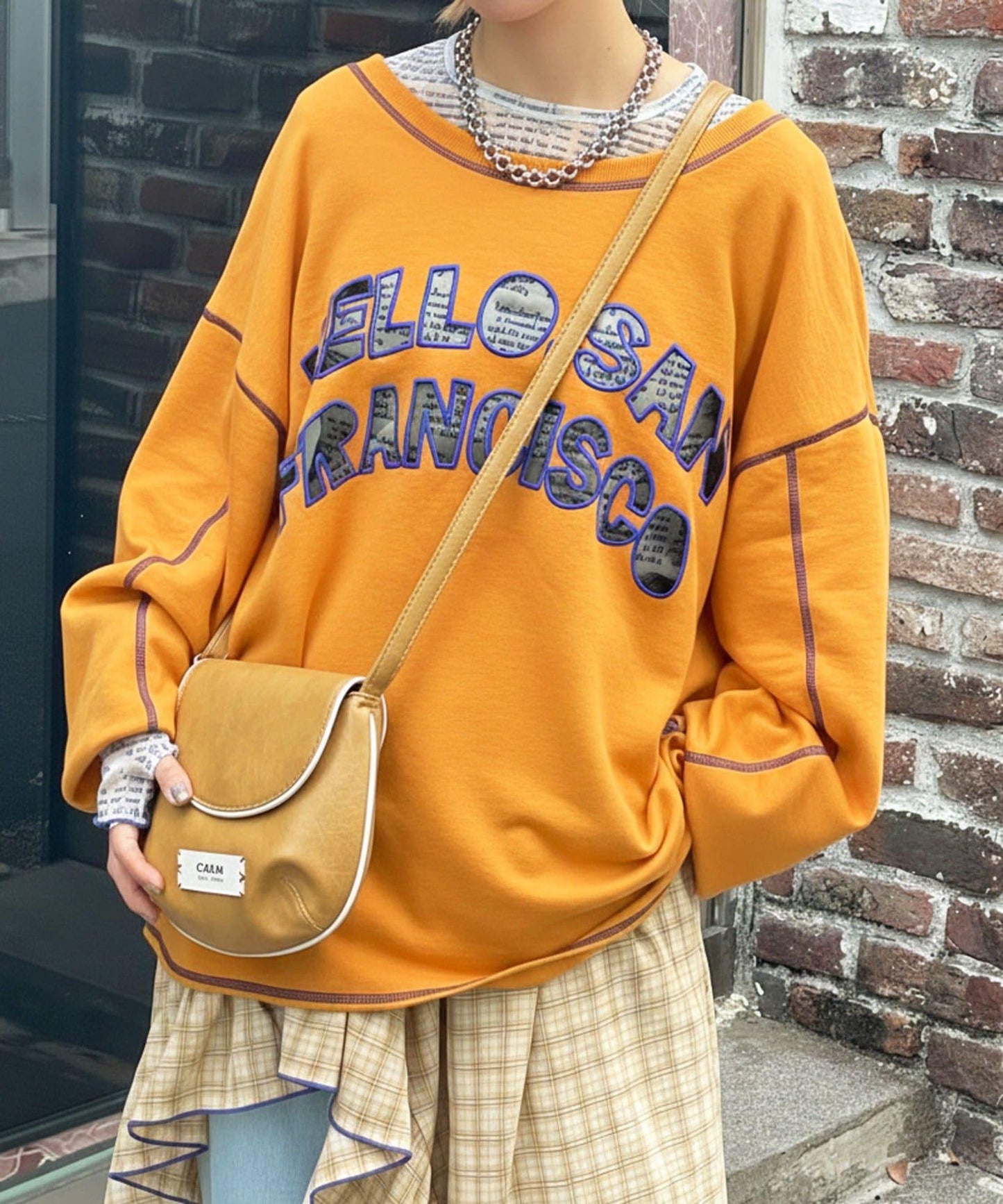 HELLO.SANFRANCISCO 2WAY 鏤空衛衣