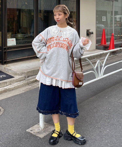 HELLO.SANFRANCISCO 2WAY 鏤空衛衣