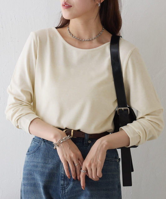 拉絨蓬鬆 前後兩穿 套頭上衣