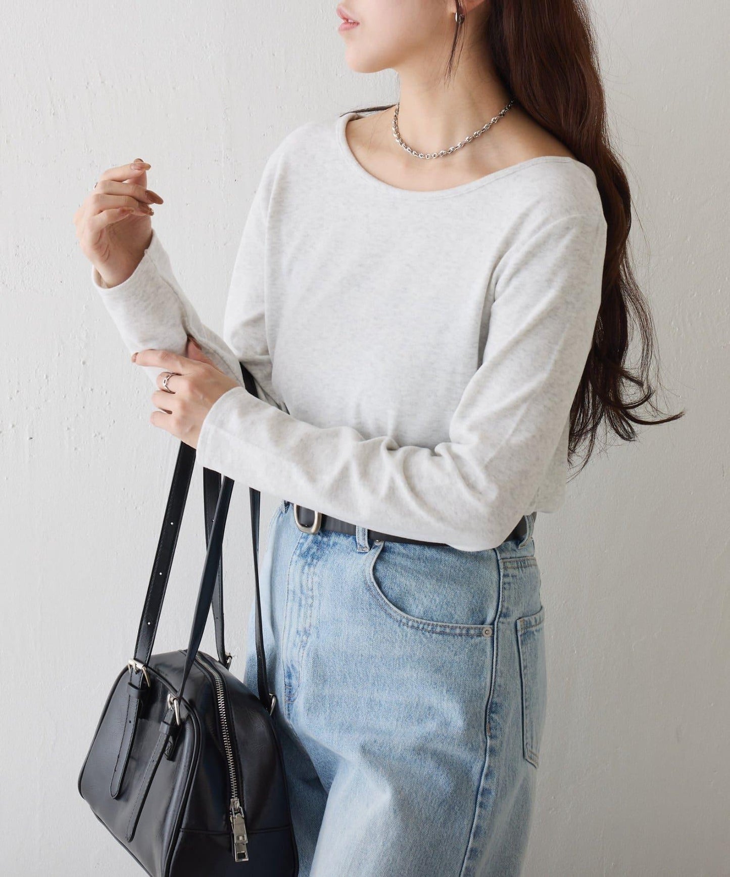 拉絨蓬鬆 前後兩穿 套頭上衣