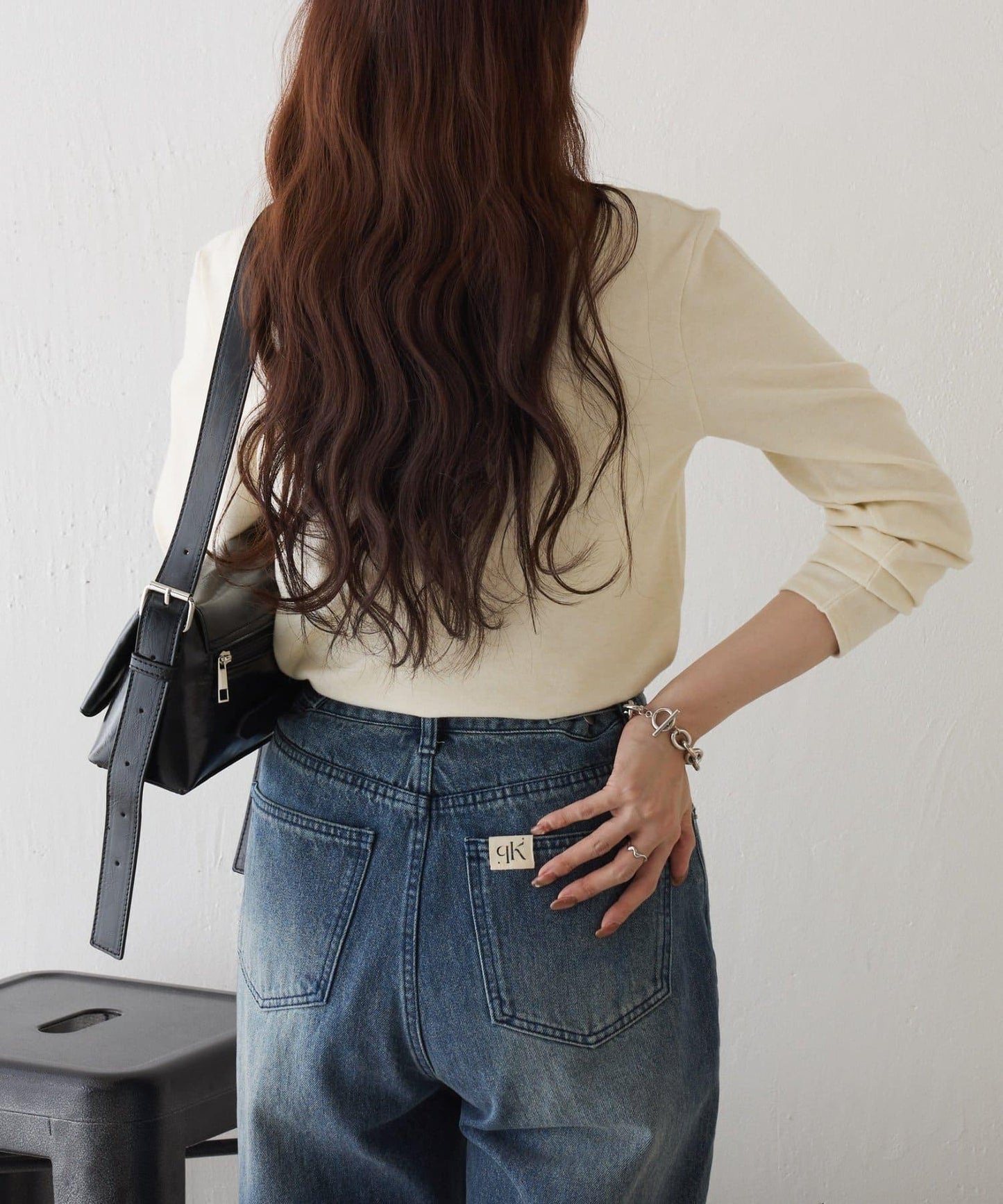 拉絨蓬鬆 前後兩穿 套頭上衣