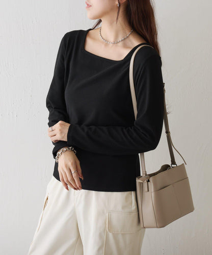 拉絨蓬鬆 前後兩穿 套頭上衣