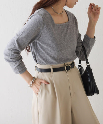 拉絨蓬鬆 前後兩穿 套頭上衣