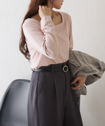 拉絨蓬鬆 前後兩穿 套頭上衣