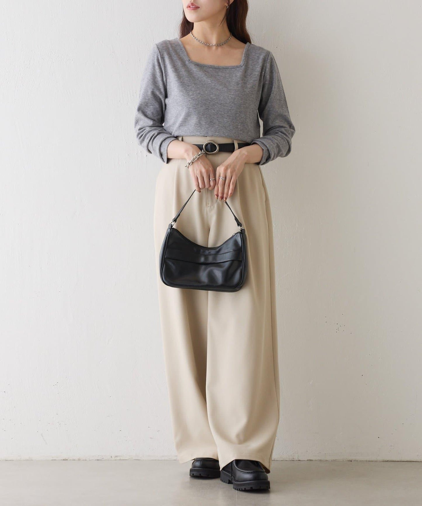 拉絨蓬鬆 前後兩穿 套頭上衣