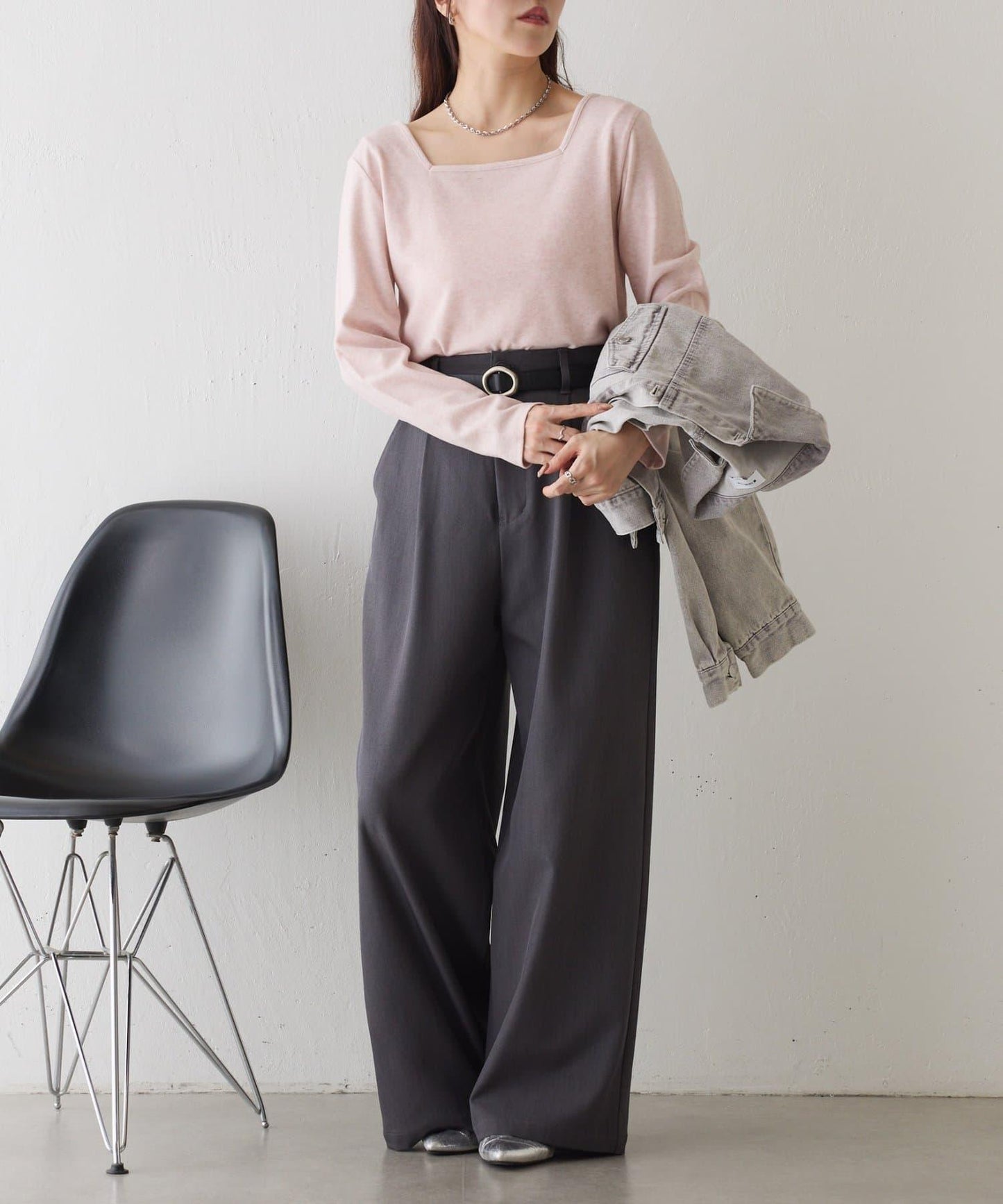 拉絨蓬鬆 前後兩穿 套頭上衣