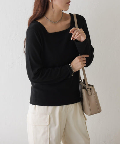 拉絨蓬鬆 前後兩穿 套頭上衣