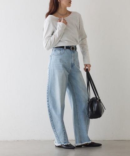 拉絨蓬鬆 前後兩穿 套頭上衣