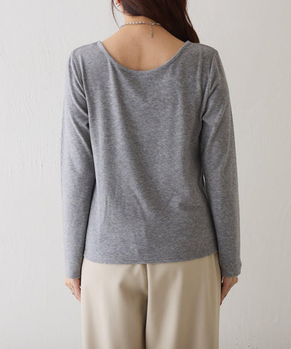 拉絨蓬鬆 前後兩穿 套頭上衣