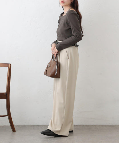 疊穿風羅紋套頭衫