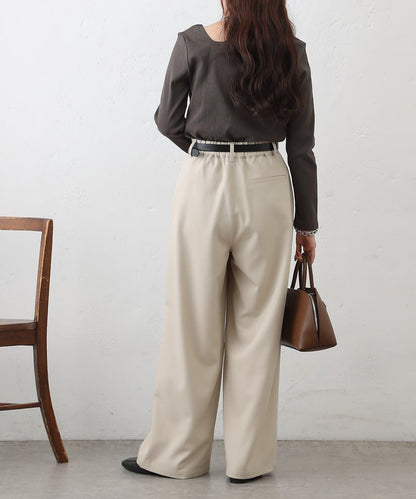 疊穿風羅紋套頭衫