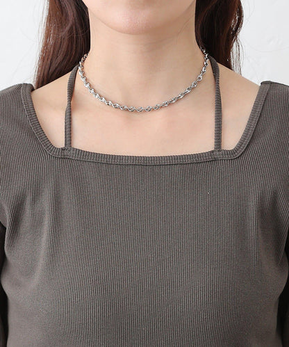 疊穿風羅紋套頭衫