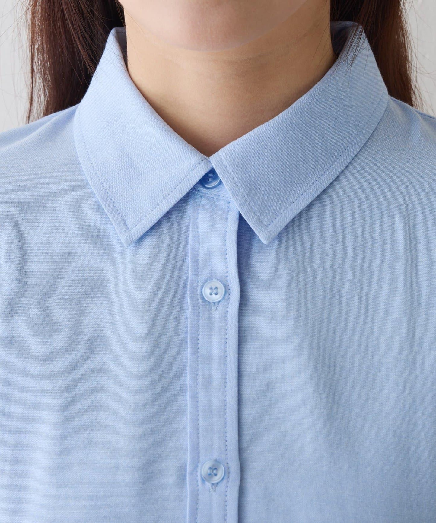 牛津紡寬鬆廓形襯衫