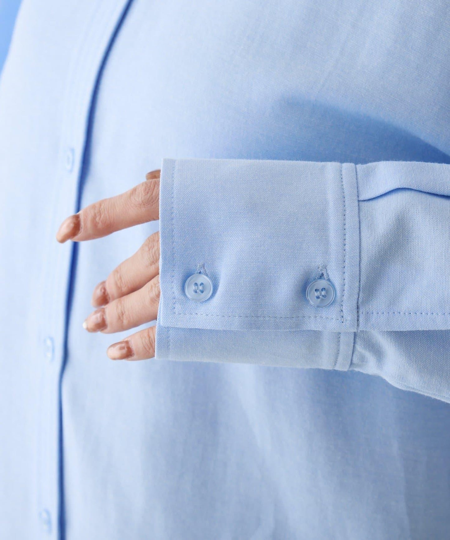 牛津紡寬鬆廓形襯衫