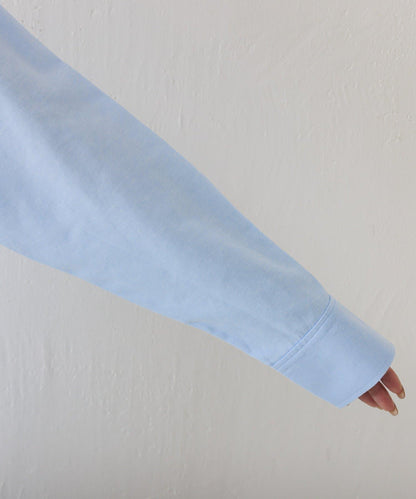 牛津紡寬鬆廓形襯衫