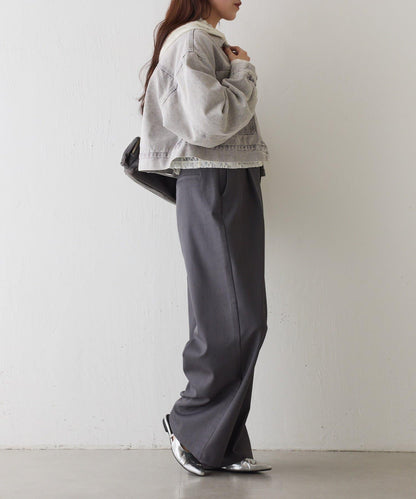 彩色牛仔短款牛仔夾克