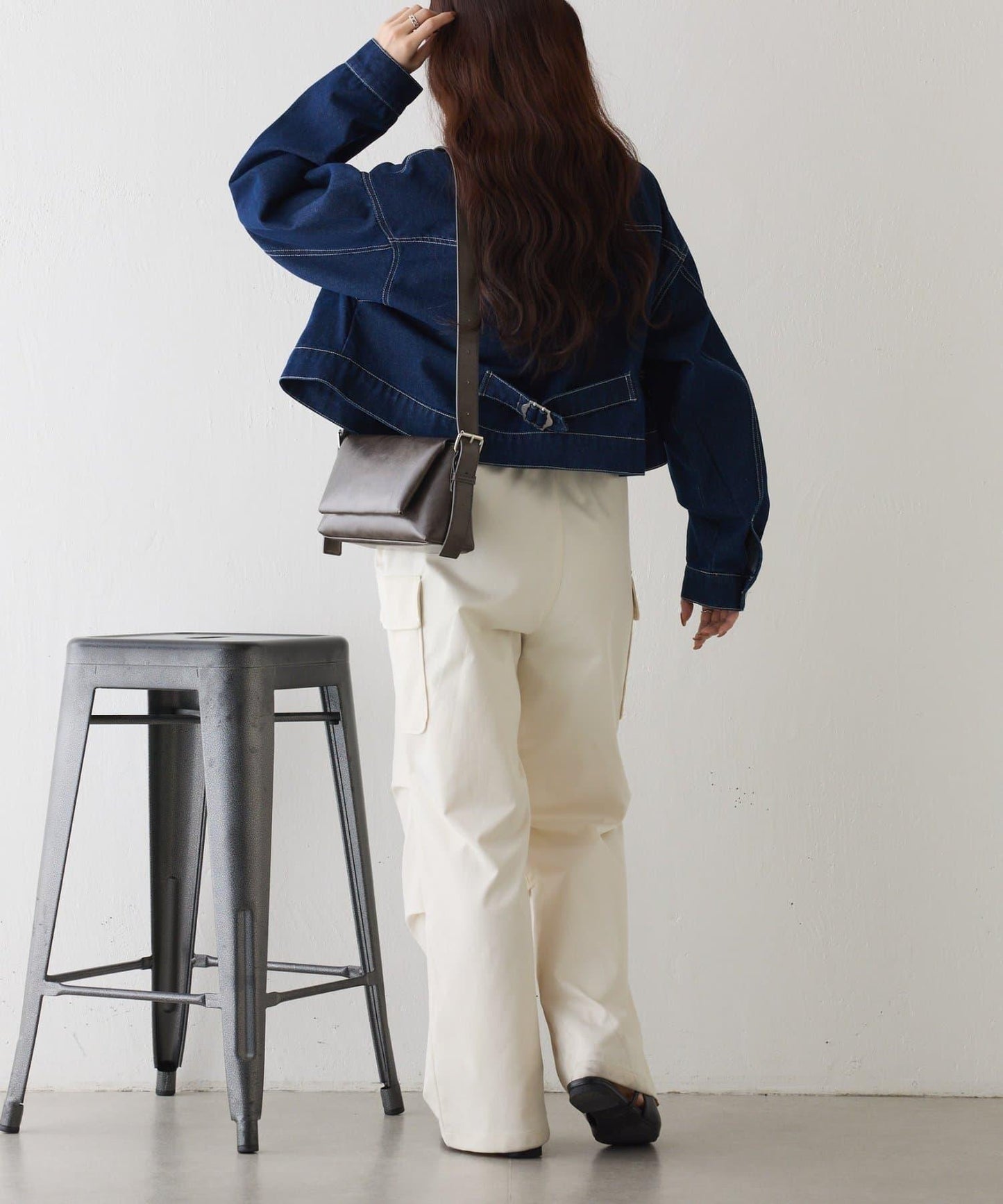 彩色牛仔短款牛仔夾克