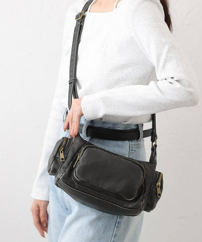 水洗做舊 單肩包