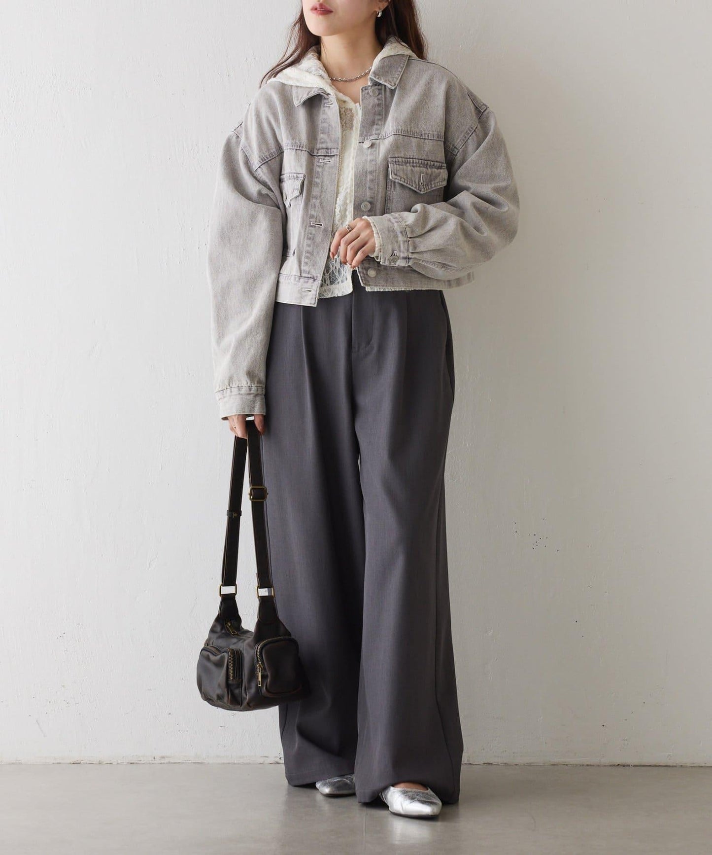 水洗做舊 單肩包