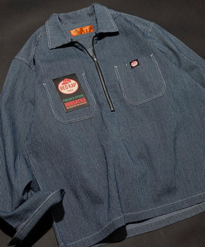 聯名 半拉鍊 長袖 套頭襯衫