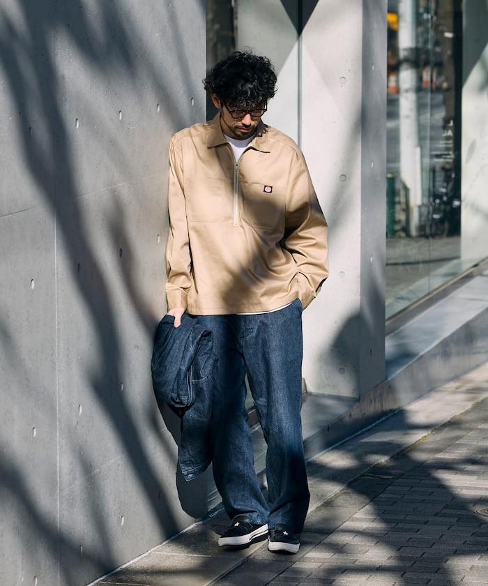 聯名 半拉鍊 長袖 套頭襯衫