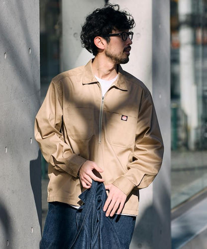 聯名 半拉鍊 長袖 套頭襯衫