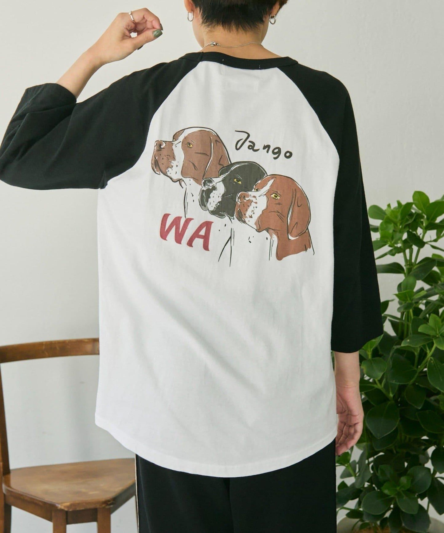 純棉 動物圖案 八分袖 Work of art Kendai×SUM1 STYLE 特別款 T恤