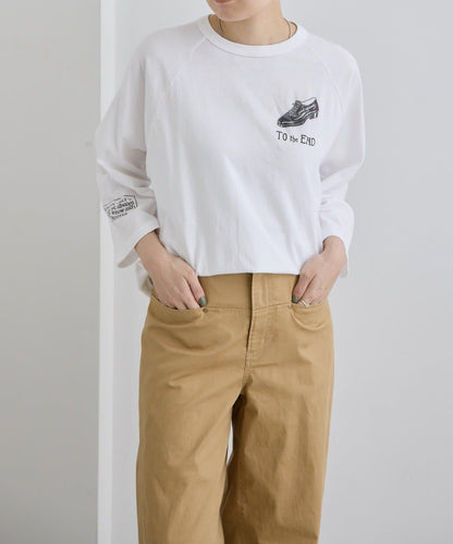 純棉 動物圖案 八分袖 Work of art Kendai×SUM1 STYLE 特別款 T恤