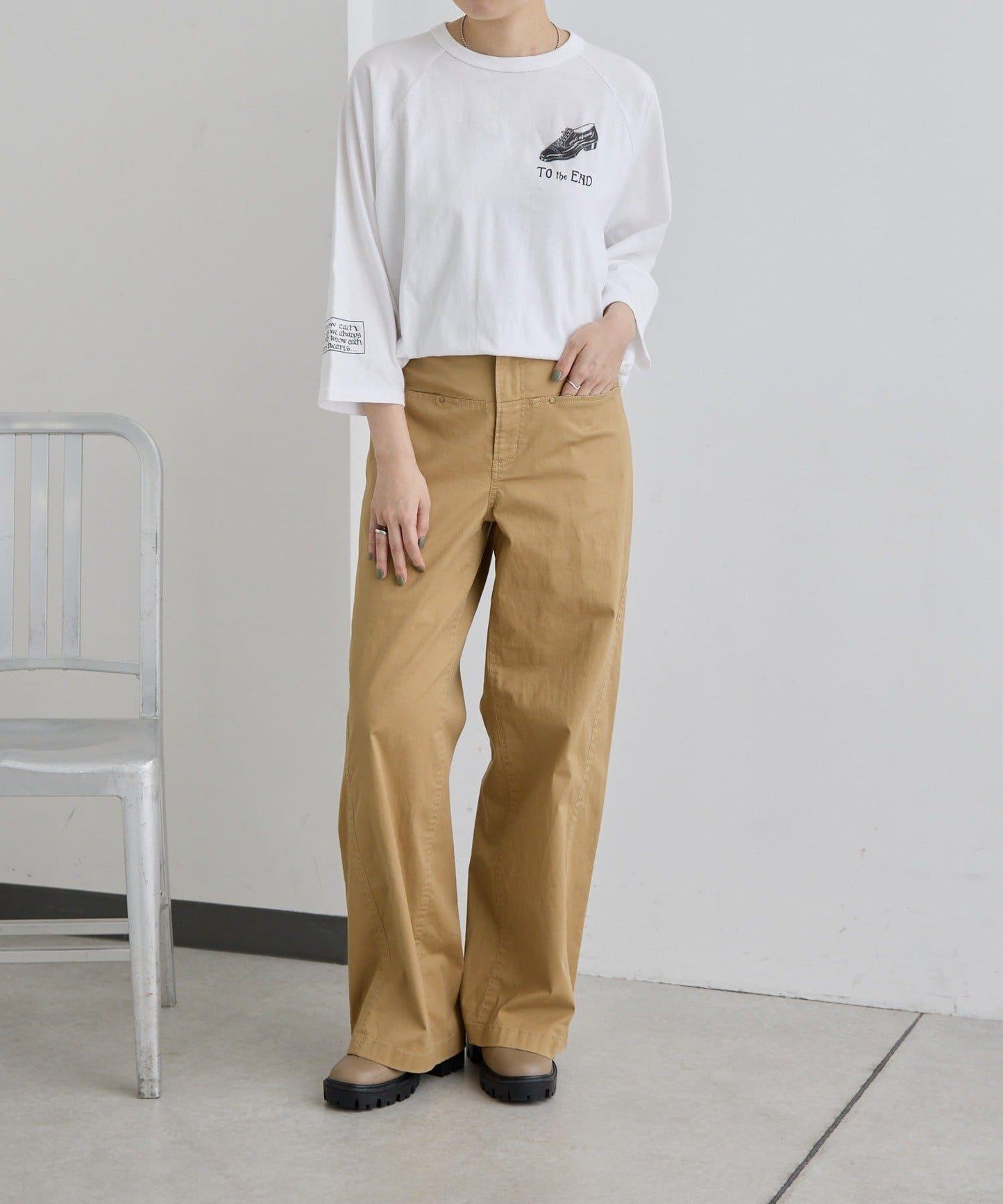 純棉 動物圖案 八分袖 Work of art Kendai×SUM1 STYLE 特別款 T恤