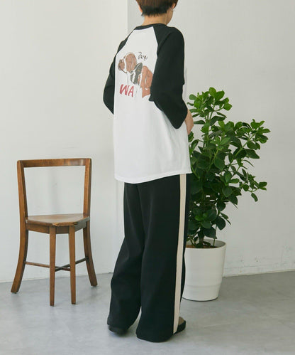 純棉 動物圖案 八分袖 Work of art Kendai×SUM1 STYLE 特別款 T恤