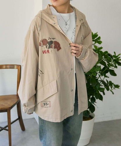 《アニマルデザイン》 Work of art Kendai×SUM1 STYLE 特別款 聯名設計 輕薄連帽外套