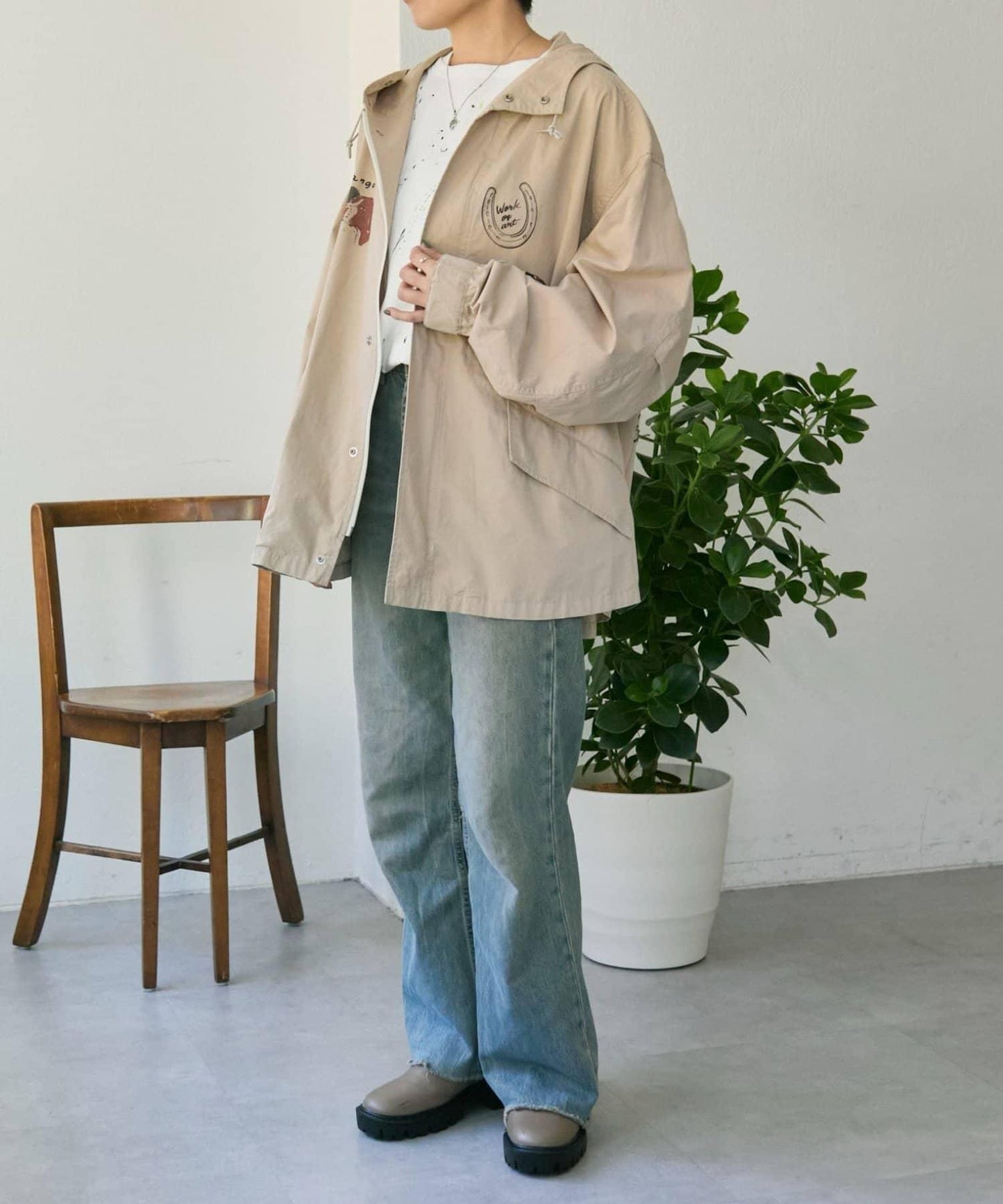 《アニマルデザイン》 Work of art Kendai×SUM1 STYLE 特別款 聯名設計 輕薄連帽外套