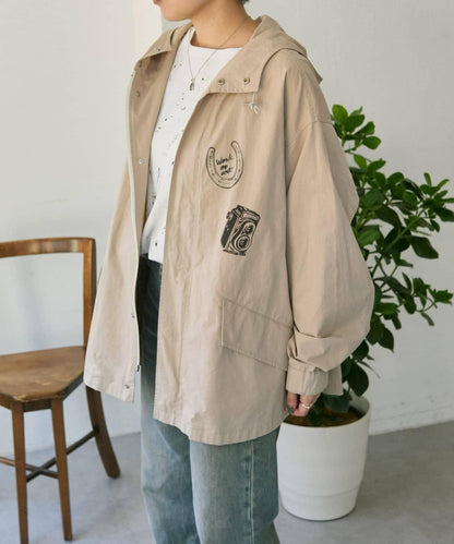 《アニマルデザイン》 Work of art Kendai×SUM1 STYLE 特別款 聯名設計 輕薄連帽外套