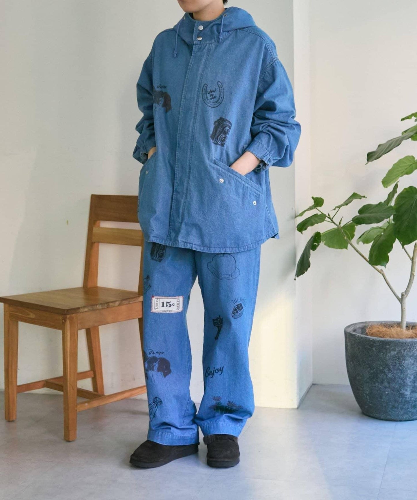 《アニマルデザイン》 Work of art Kendai×SUM1 STYLE 特別款 聯名設計 輕薄連帽外套