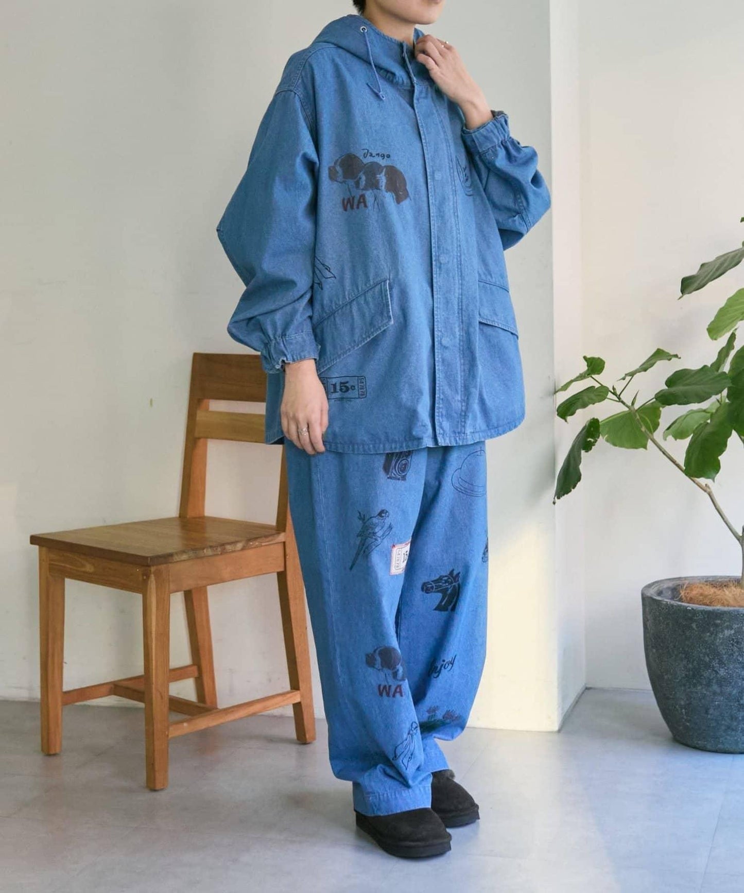 《アニマルデザイン》 Work of art Kendai×SUM1 STYLE 特別款 聯名設計 輕薄連帽外套