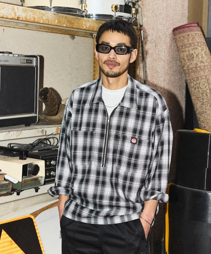 聯名 半拉鍊 長袖 套頭襯衫