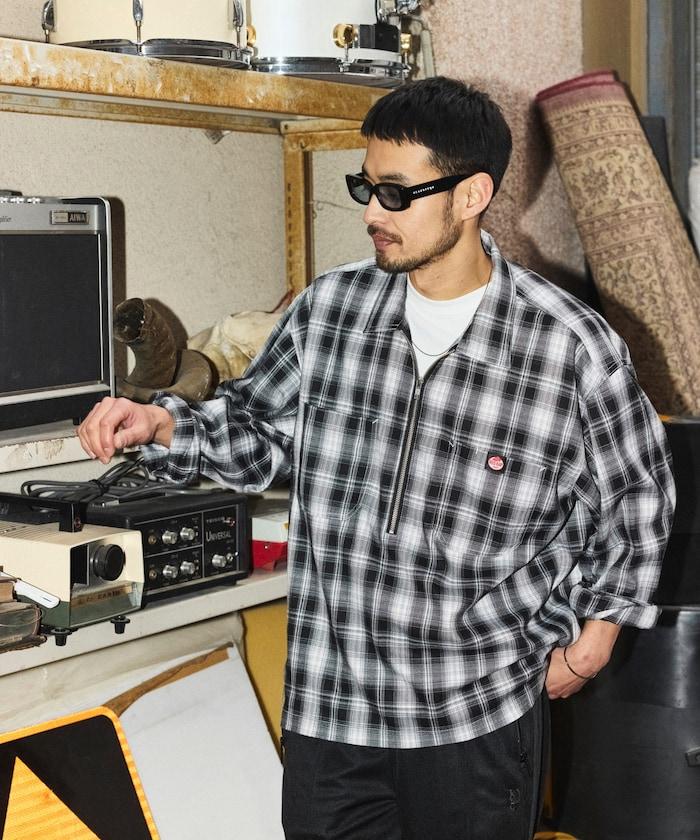 聯名 半拉鍊 長袖 套頭襯衫