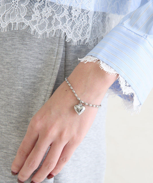 Lara 不鏽鋼愛心手鍊